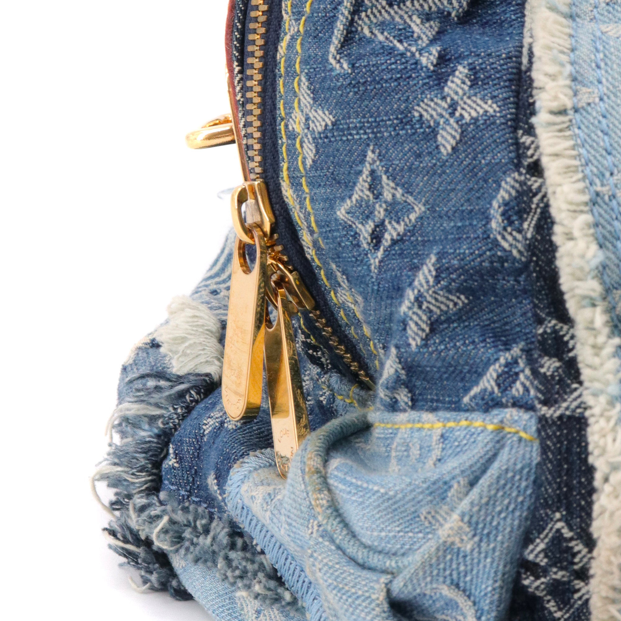 LOUIS VUITTON - Louis Vuitton Bowly handbag in denim patchwork