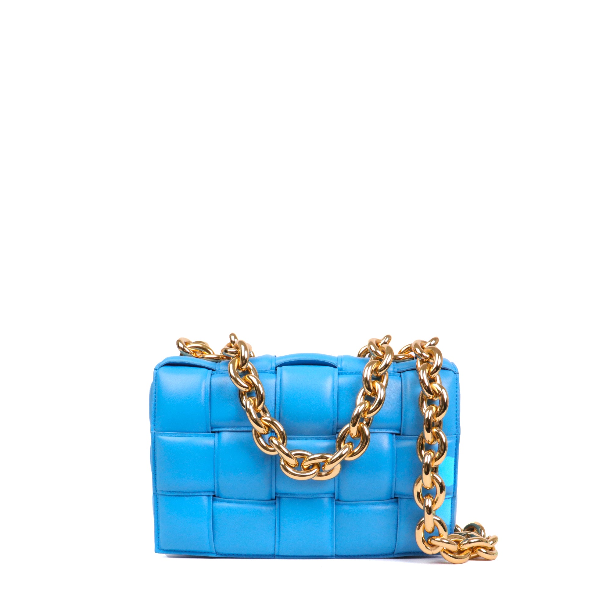 BOTTEGA VENETA - Cassette mini belt bag in purple smooth leather