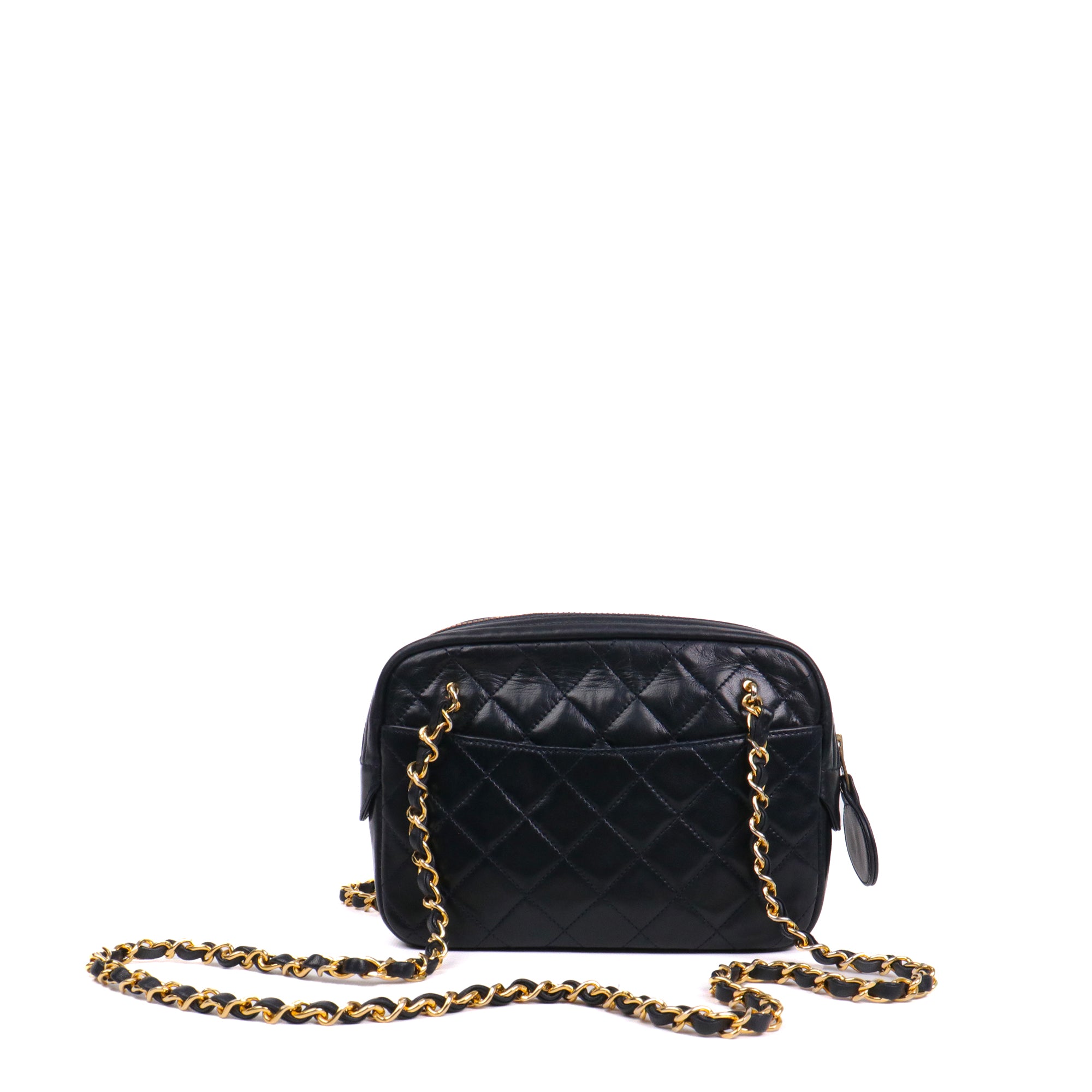 CHANEL - Vintage Chanel Caméra shoulder bag in cream white leather
