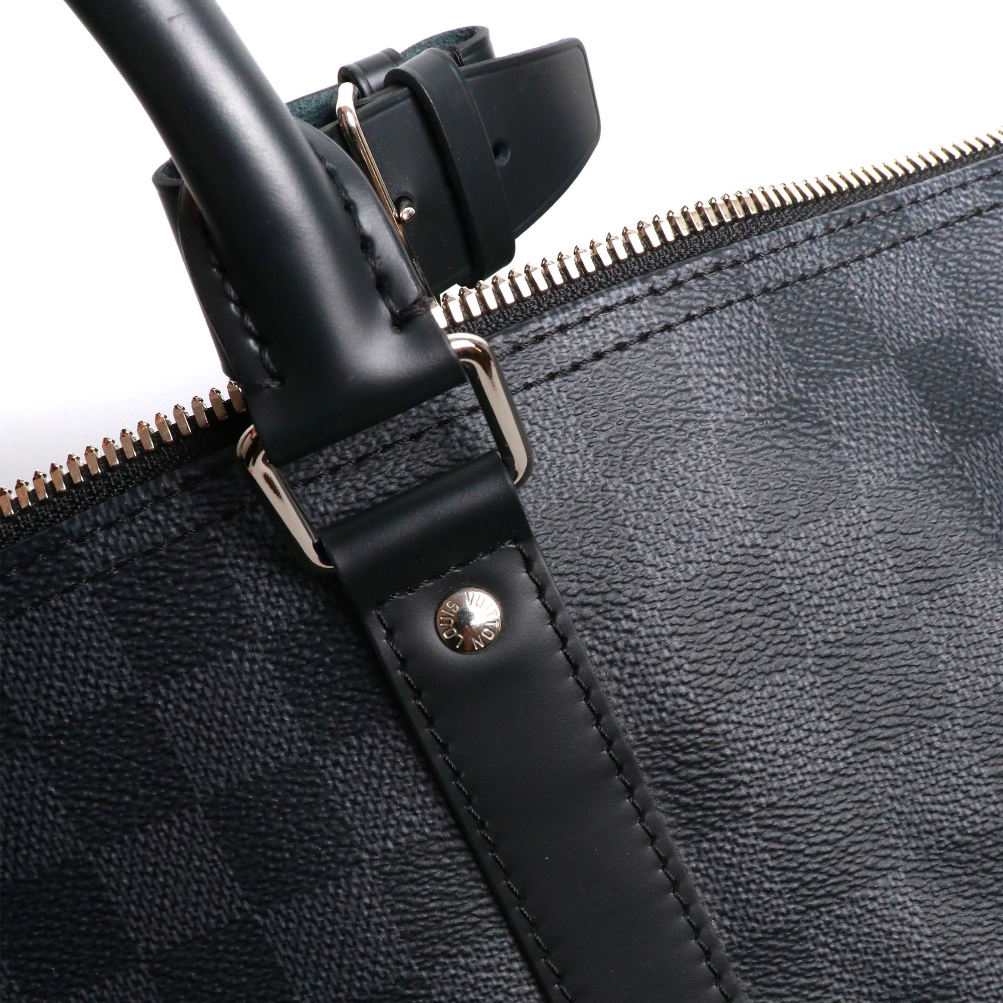 LOUIS VUITTON - Louis Vuitton Keepall 55 travel bag in graphite damier canvas