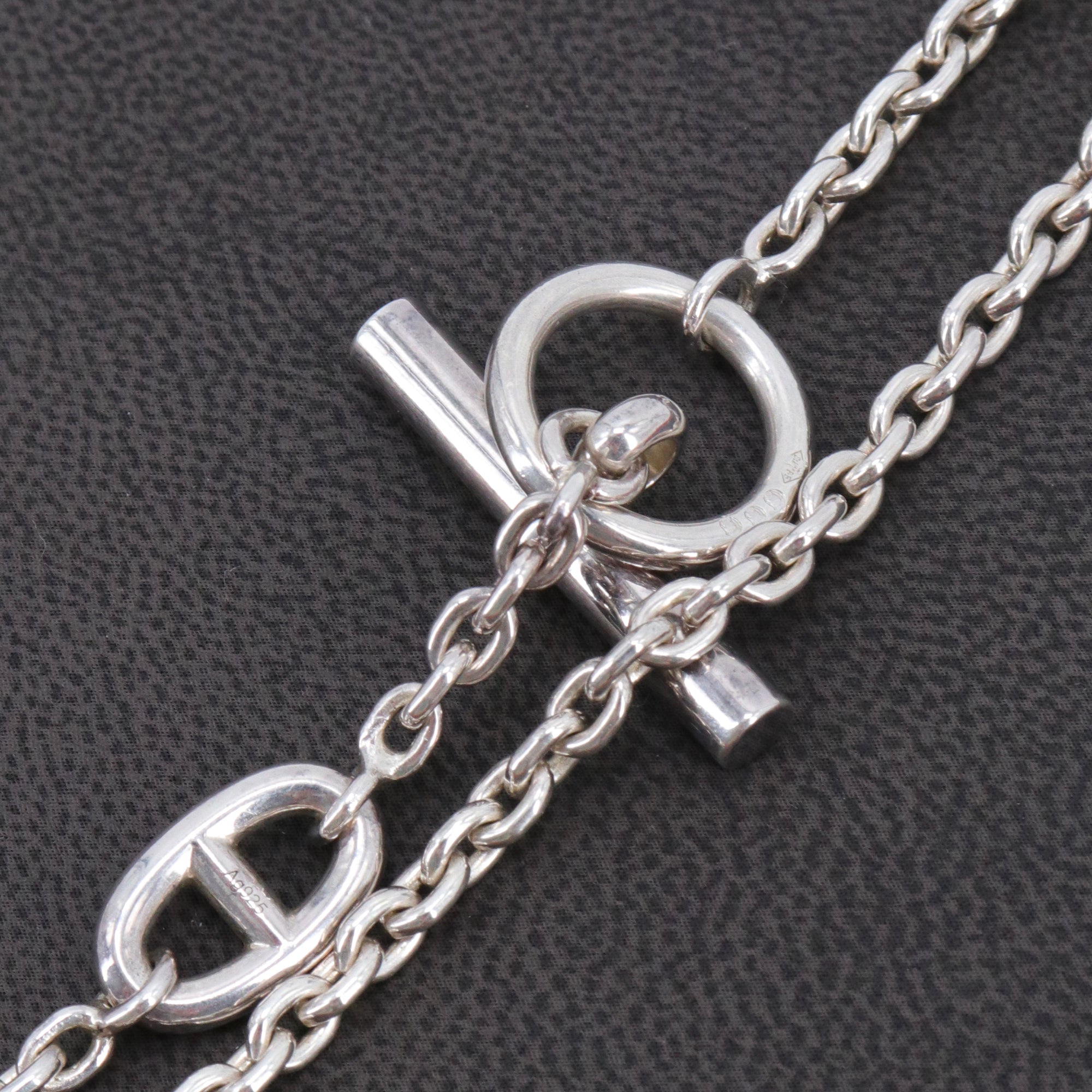 HERMÈS - Sautoir Farandole 120 Hermès en argent