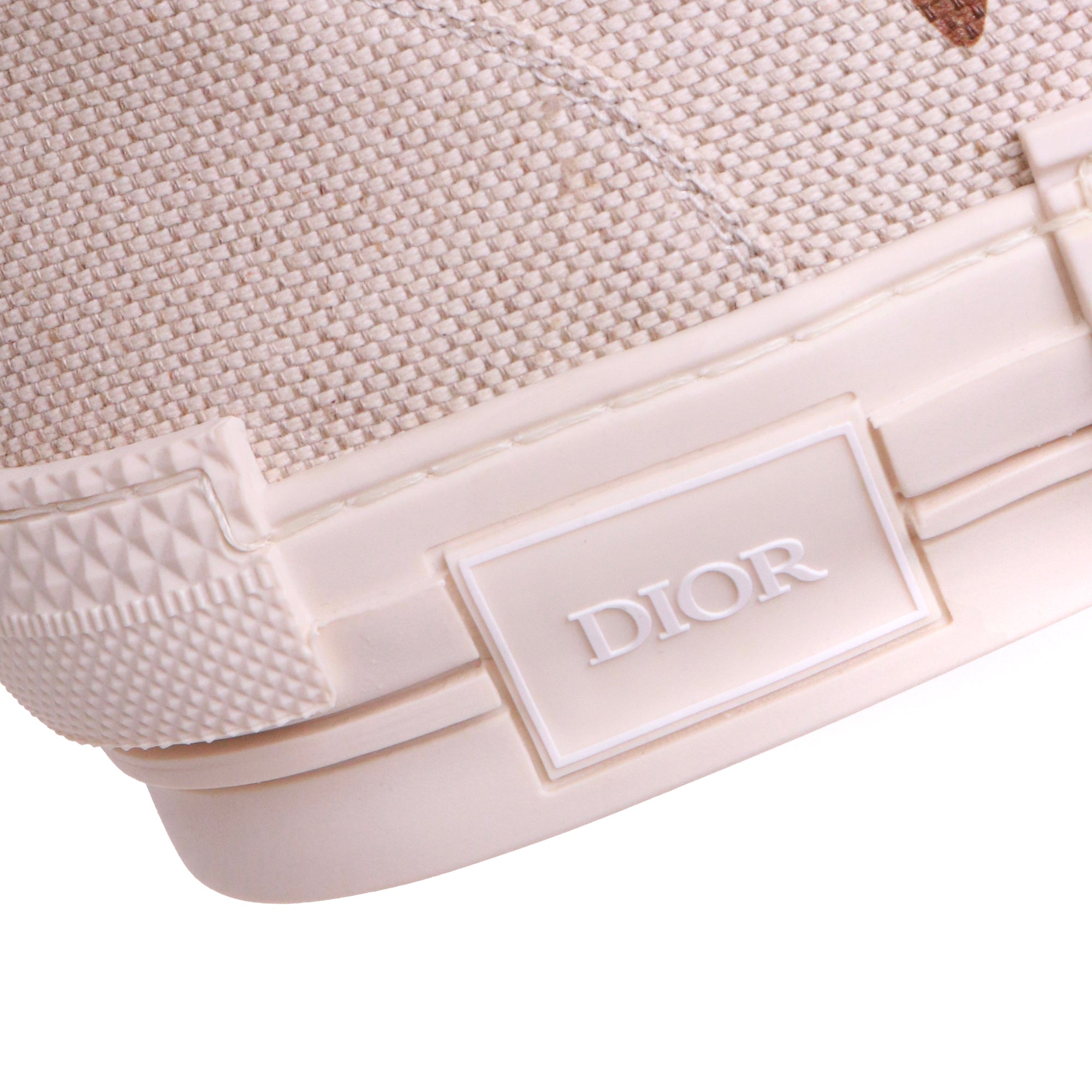 DIOR - Sneakers B23 high Dior x Cactus Jack en toile canvas crème (T44)