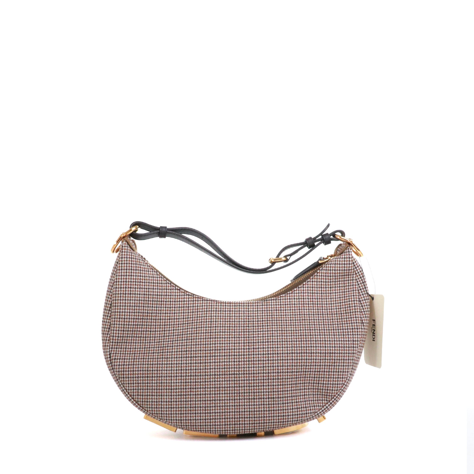 FENDI - Fendigraphy Fendi shoulder bag in brown canvas