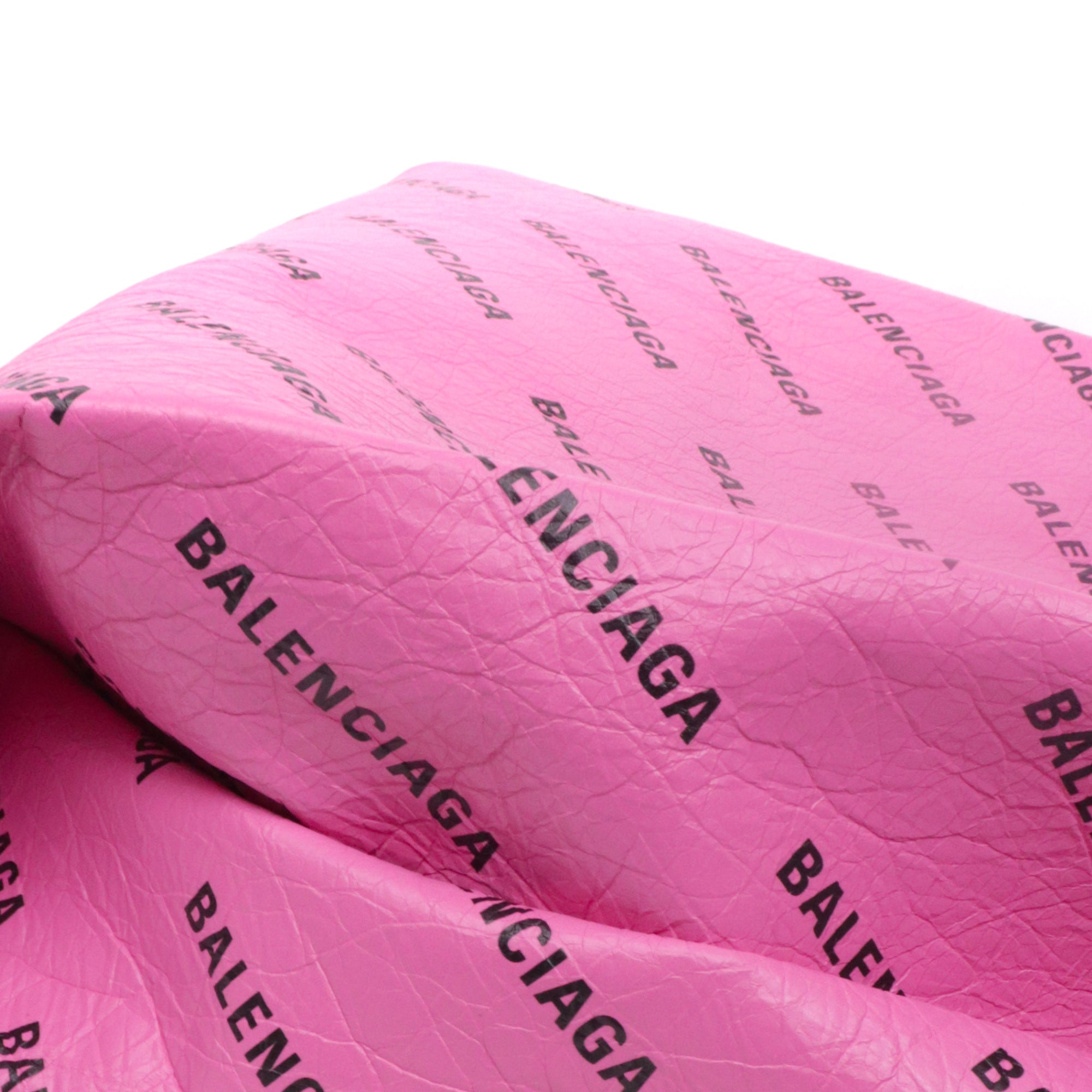 BALENCIAGA - Sac cabas Supermarket Shop Balenciaga en cuir rose