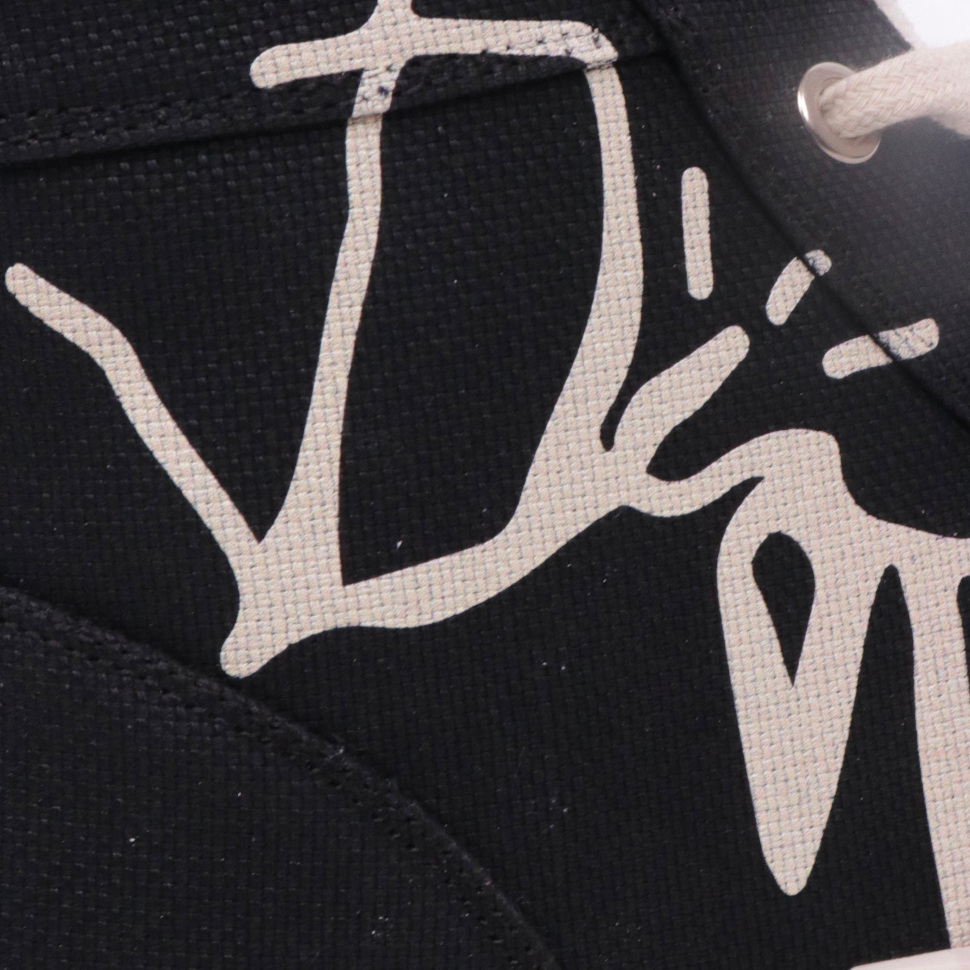 DIOR - Sneakers B23 high Dior x Cactus jack en toile canvas noire (T42)