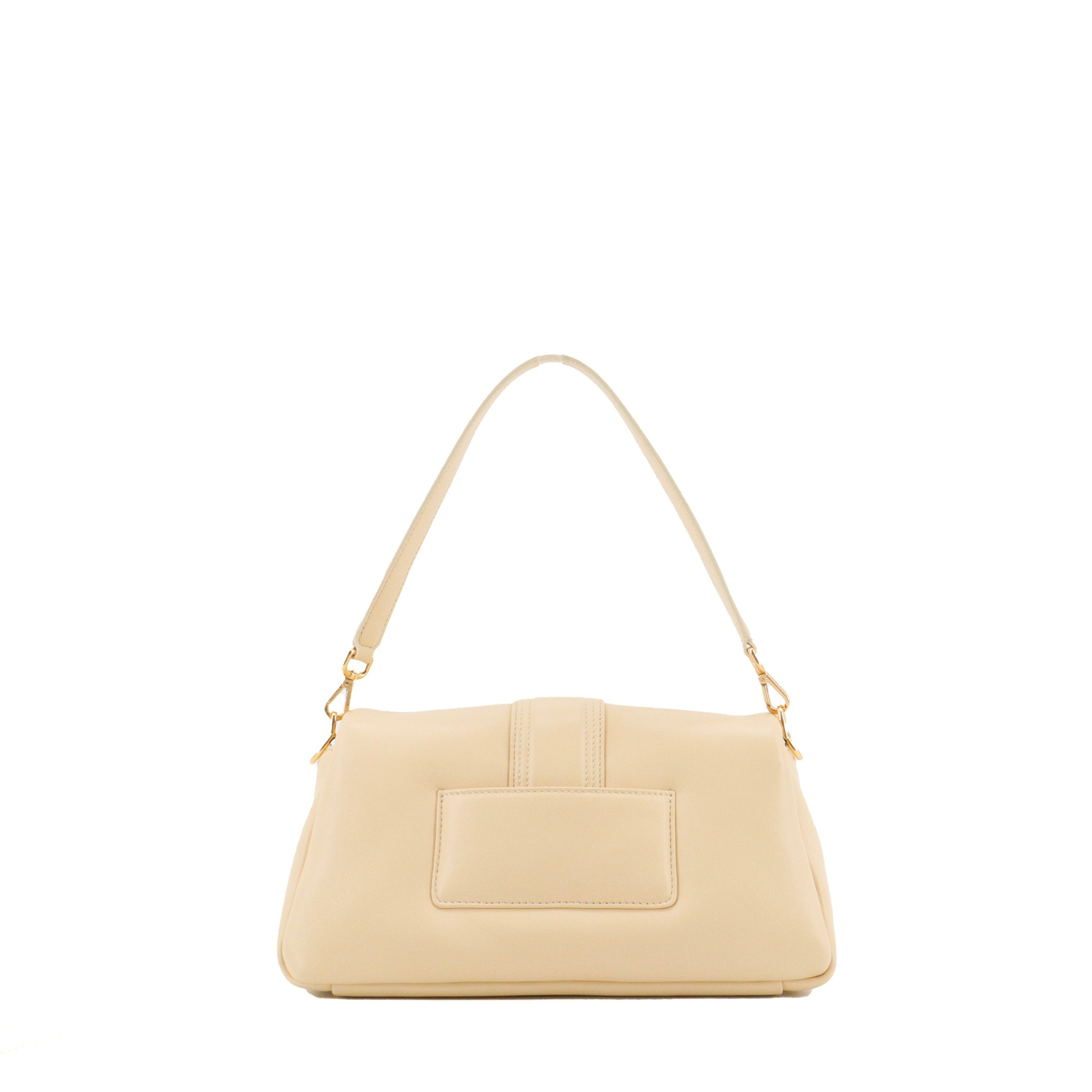 JACQUEMUS - Jacquemus Le Bambimou shoulder bag in beige leather