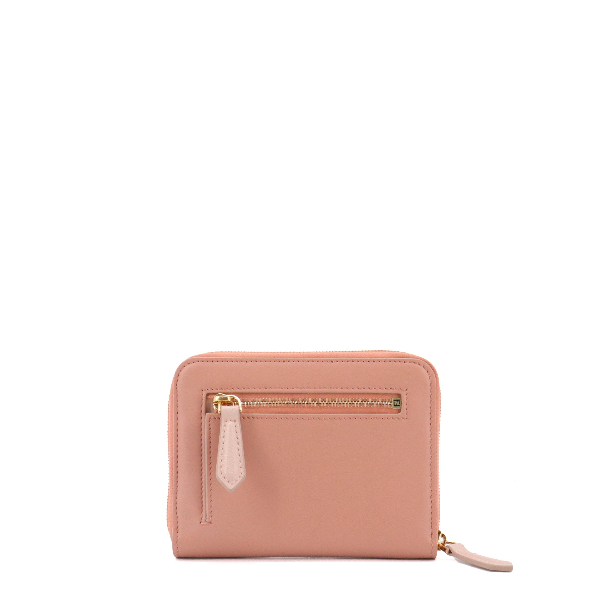 FENDI - Fendi Diamonds wallet in taupe leather