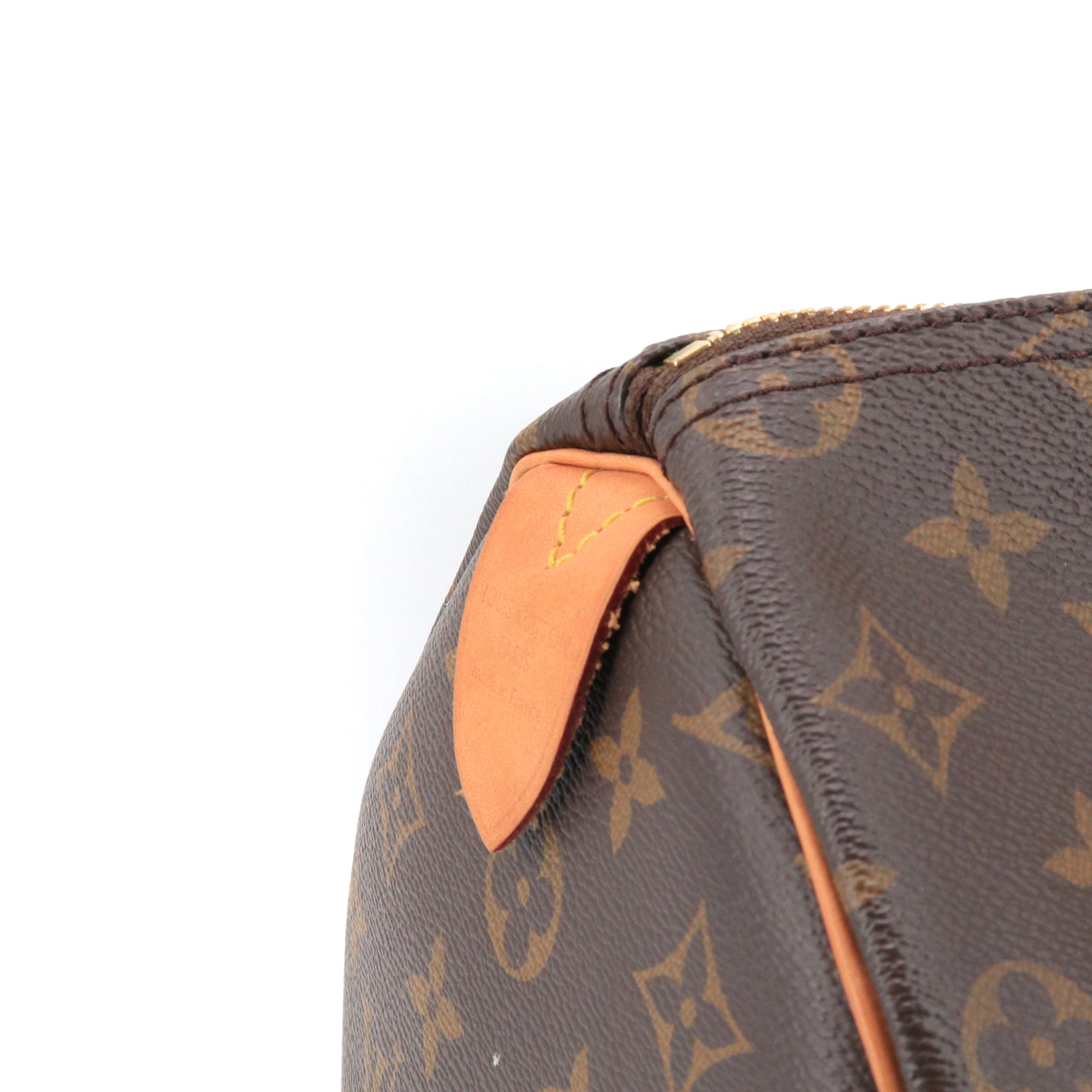 LOUIS VUITTON - Sac à main Speedy 35 Louis Vuitton en toile monogrammée