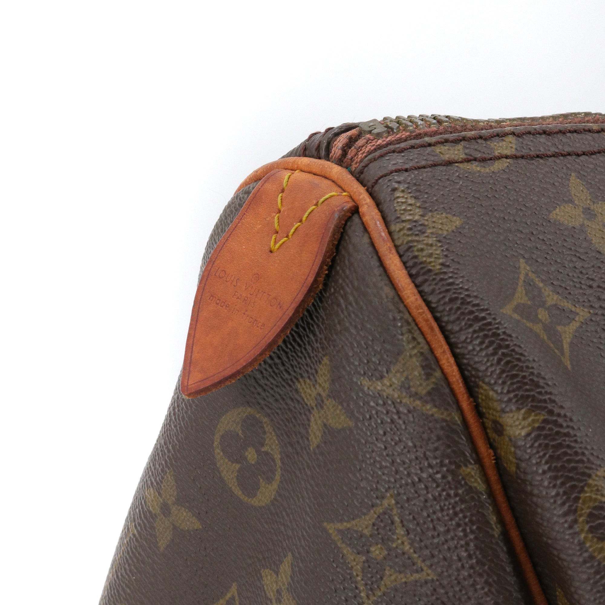 LOUIS VUITTON - Sac à main Speedy 30 Louis Vuitton en toile monogrammée
