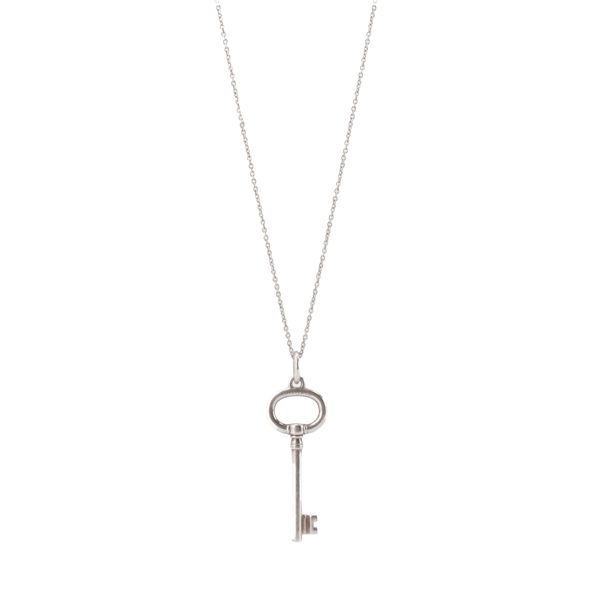 TIFFANY &amp; CO - Tiffany &amp; Co GM Key Necklace in Silver