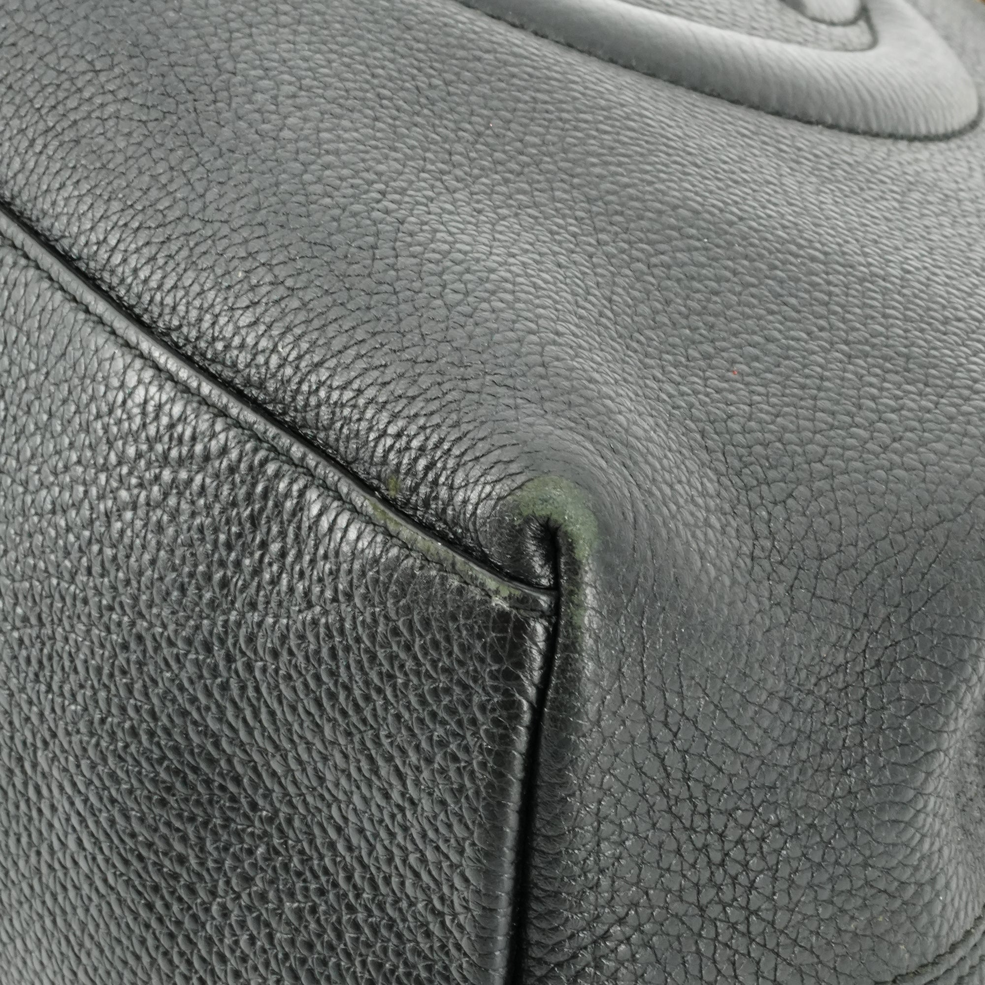 GUCCI - Gucci Soho tote bag in silver grained leather 