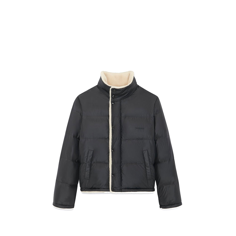 SAINT LAURENT - Black nylon down jacket (T50)