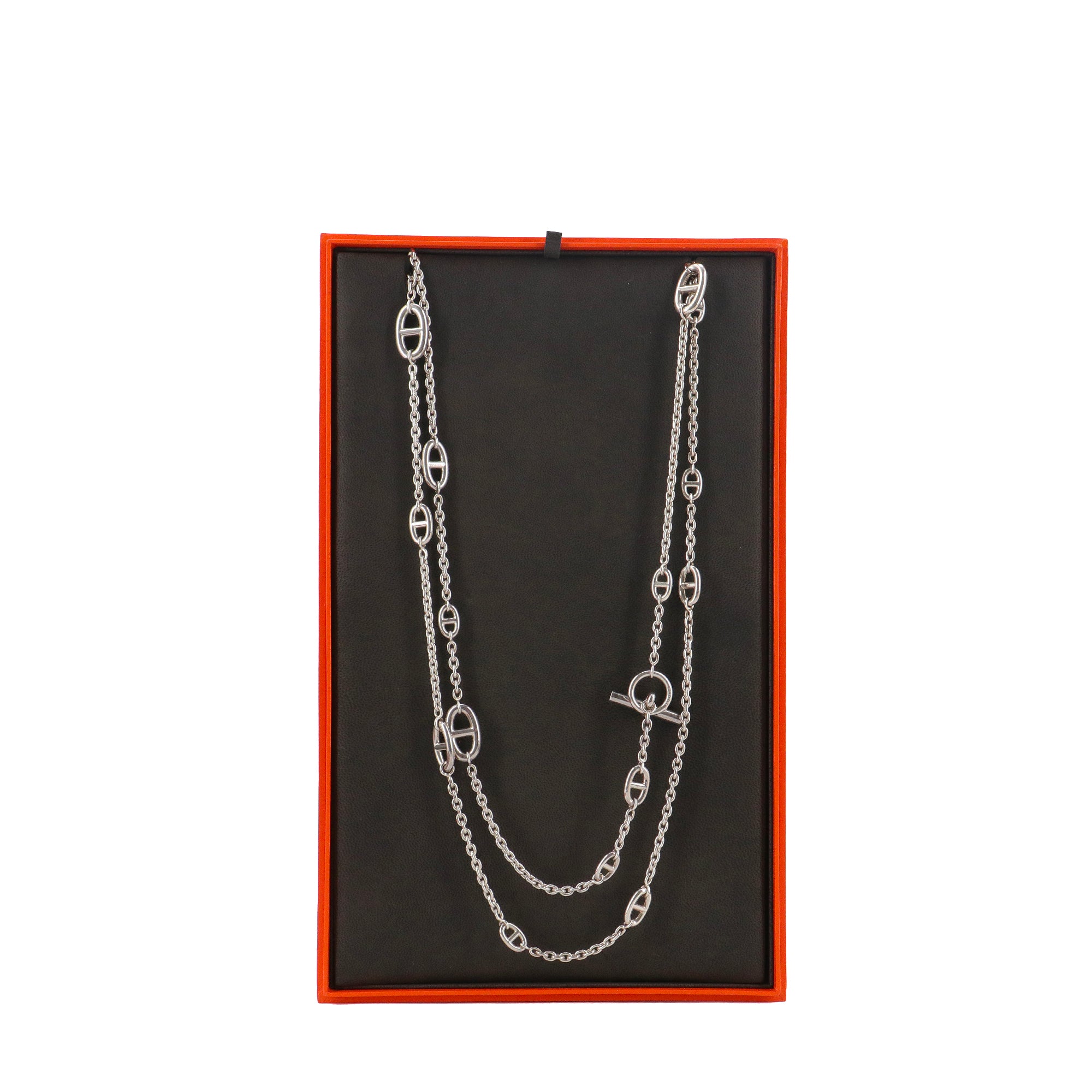 HERMÈS - Sautoir Farandole 120 Hermès en argent