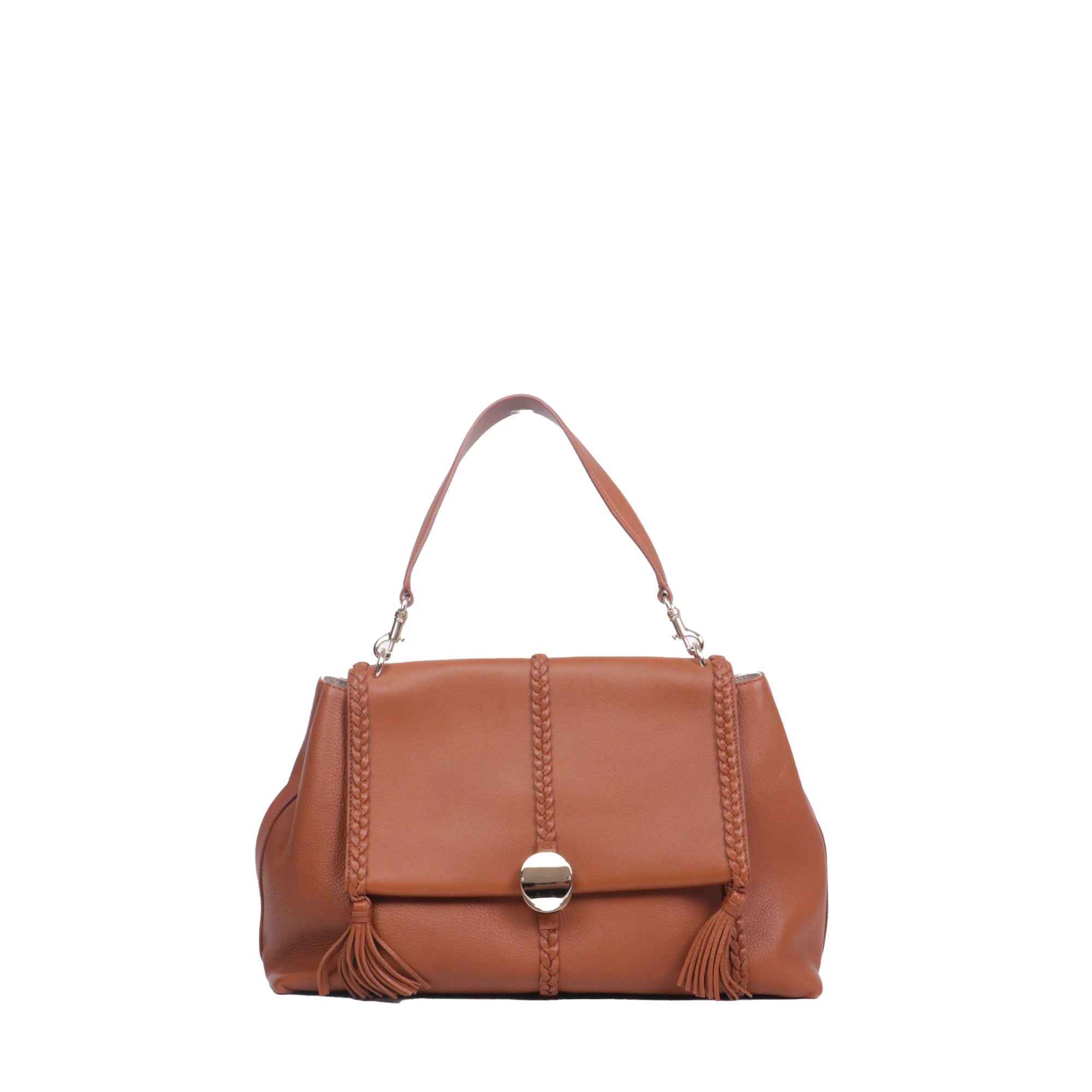 CHLOÉ - Darry shoulder bag in black grained leather