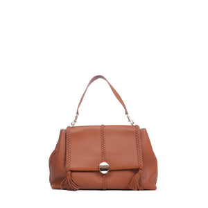 CHLOÉ - Darry shoulder bag in black grained leather