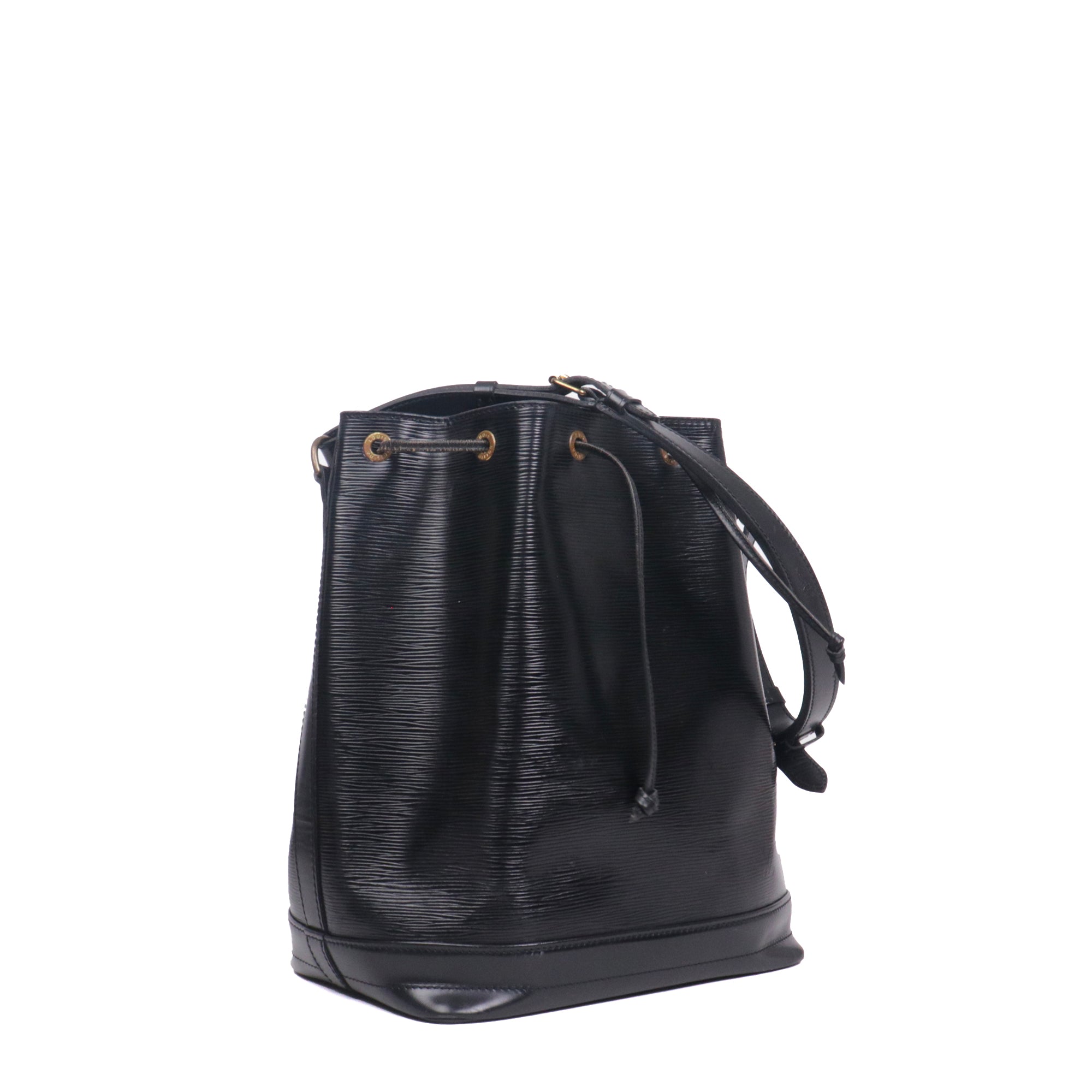 LOUIS VUITTON - NéoNoé shoulder bag in monogram canvas and poppy red leather