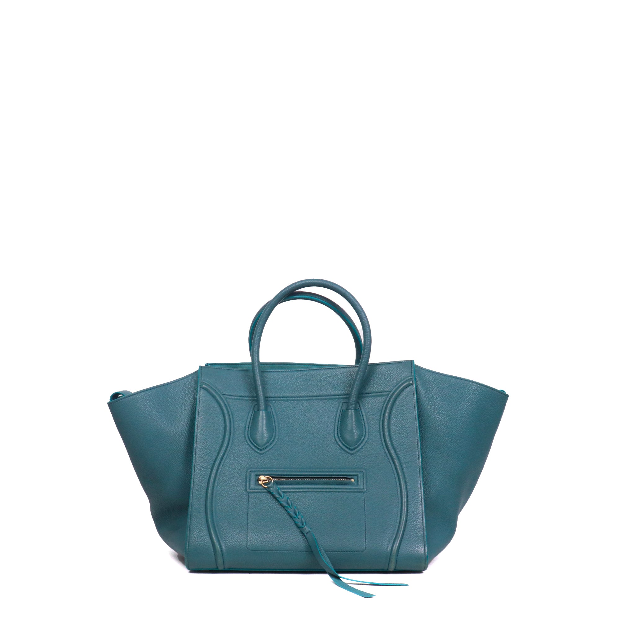 CELINE - Two-tone Luggage handbag