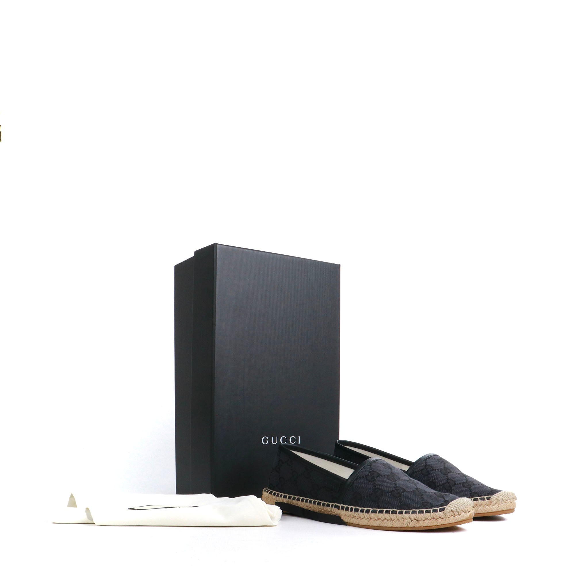 GUCCI - Espadrilles in GG canvas and bees (T36.5)