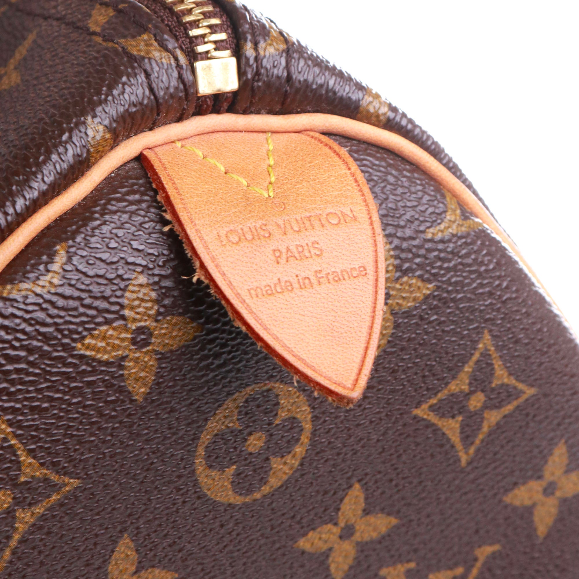LOUIS VUITTON - Sac à main Speedy 35 Louis Vuitton en toile monogramme