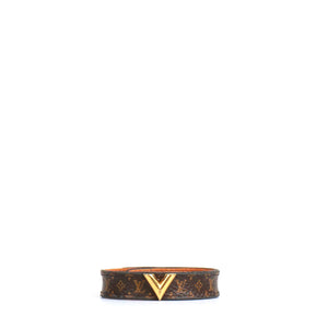 LOUIS VUITTON - Essential V bracelet in monogram canvas (T17)