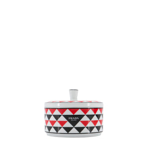 PRADA - Boîte Prada en porcelaine blanche