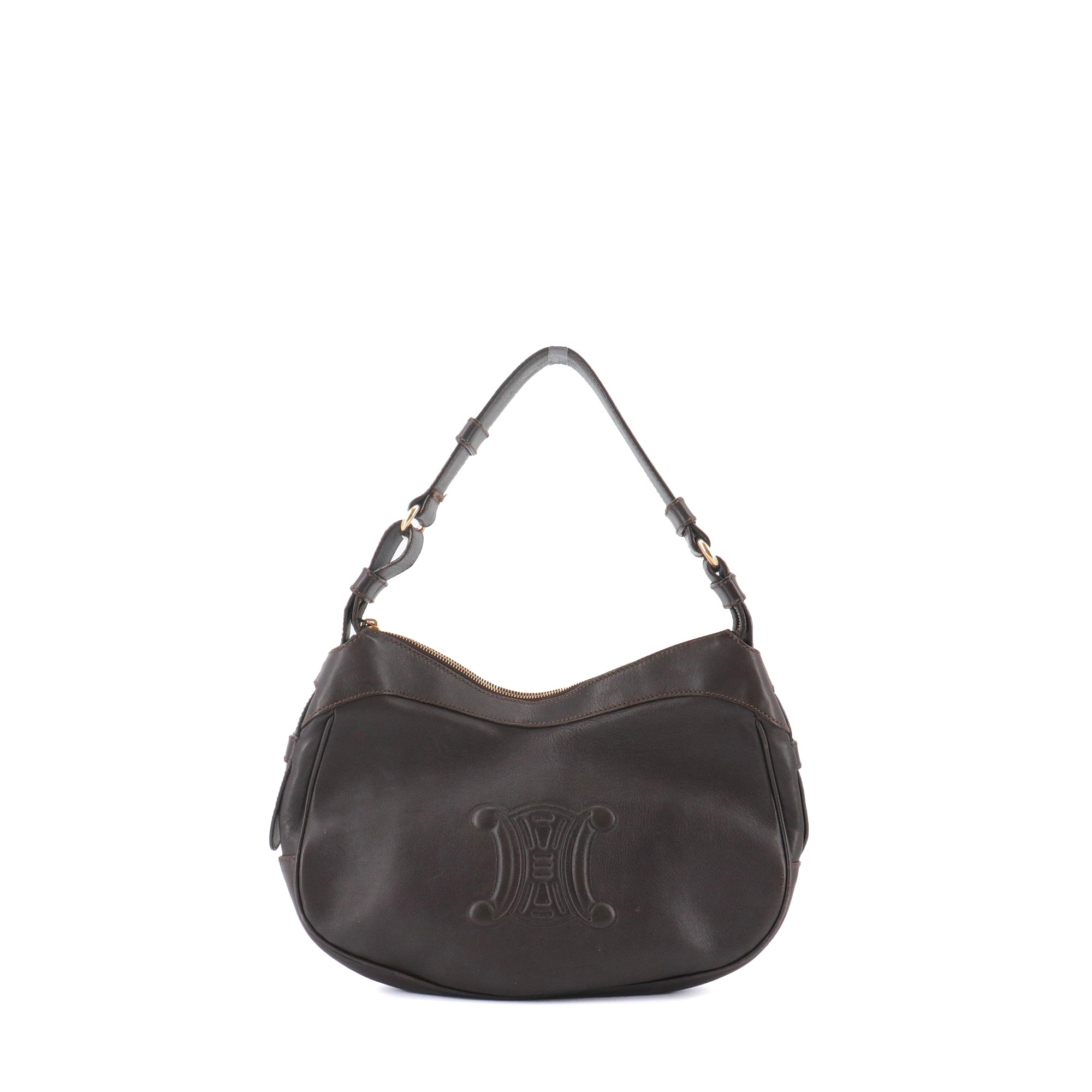 CELINE - Triomphe Shoulder bag in natural calfskin
