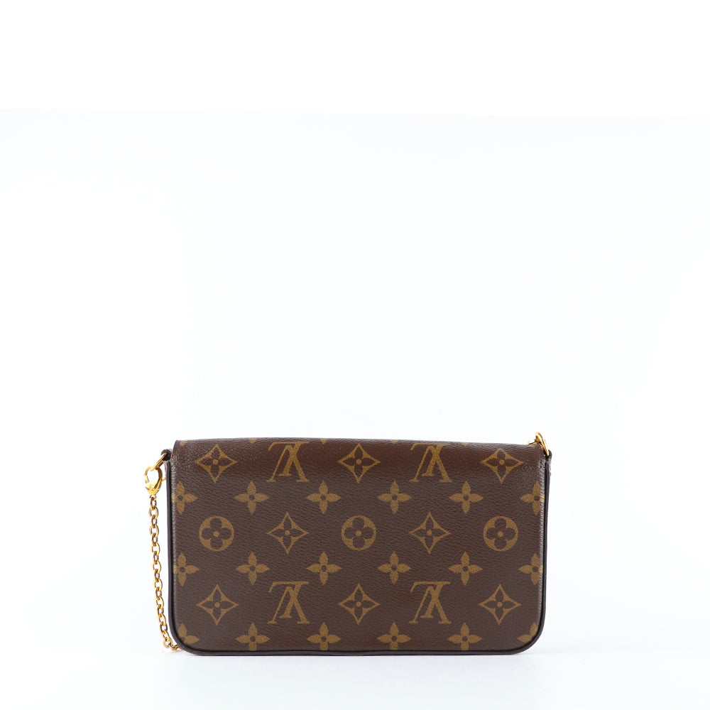 LOUIS VUITTON - Felicie clutch in monogram canvas