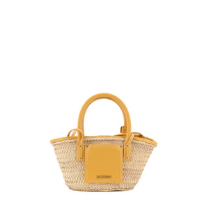 JACQUEMUS - Medium Chiquito shoulder bag in yellow leather
