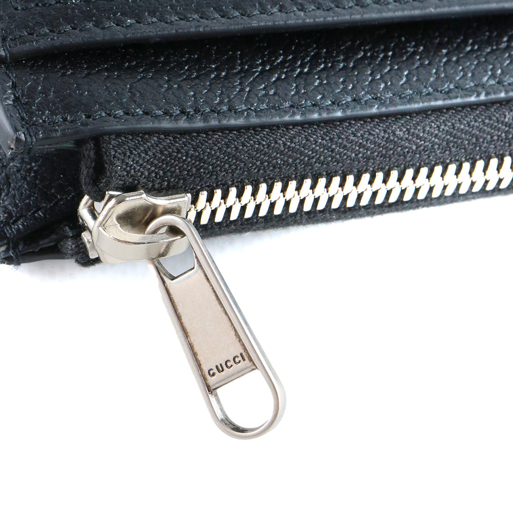 GUCCI - Portefeuille Off The Grid en cuir et toile noirs