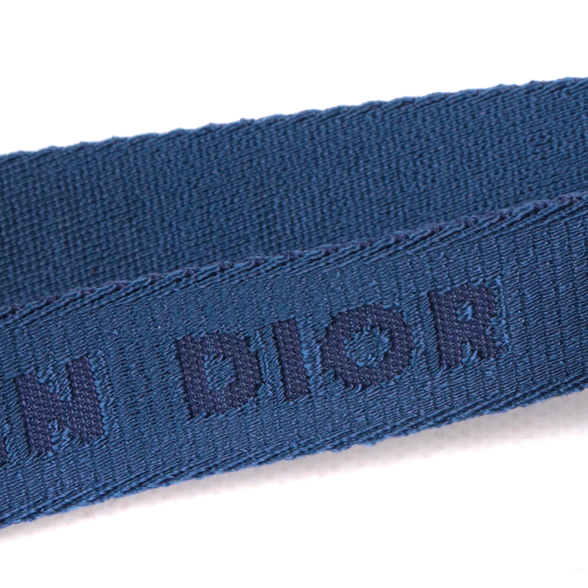 DIOR - Ceinture Saddle Dior en tissu bleu marine