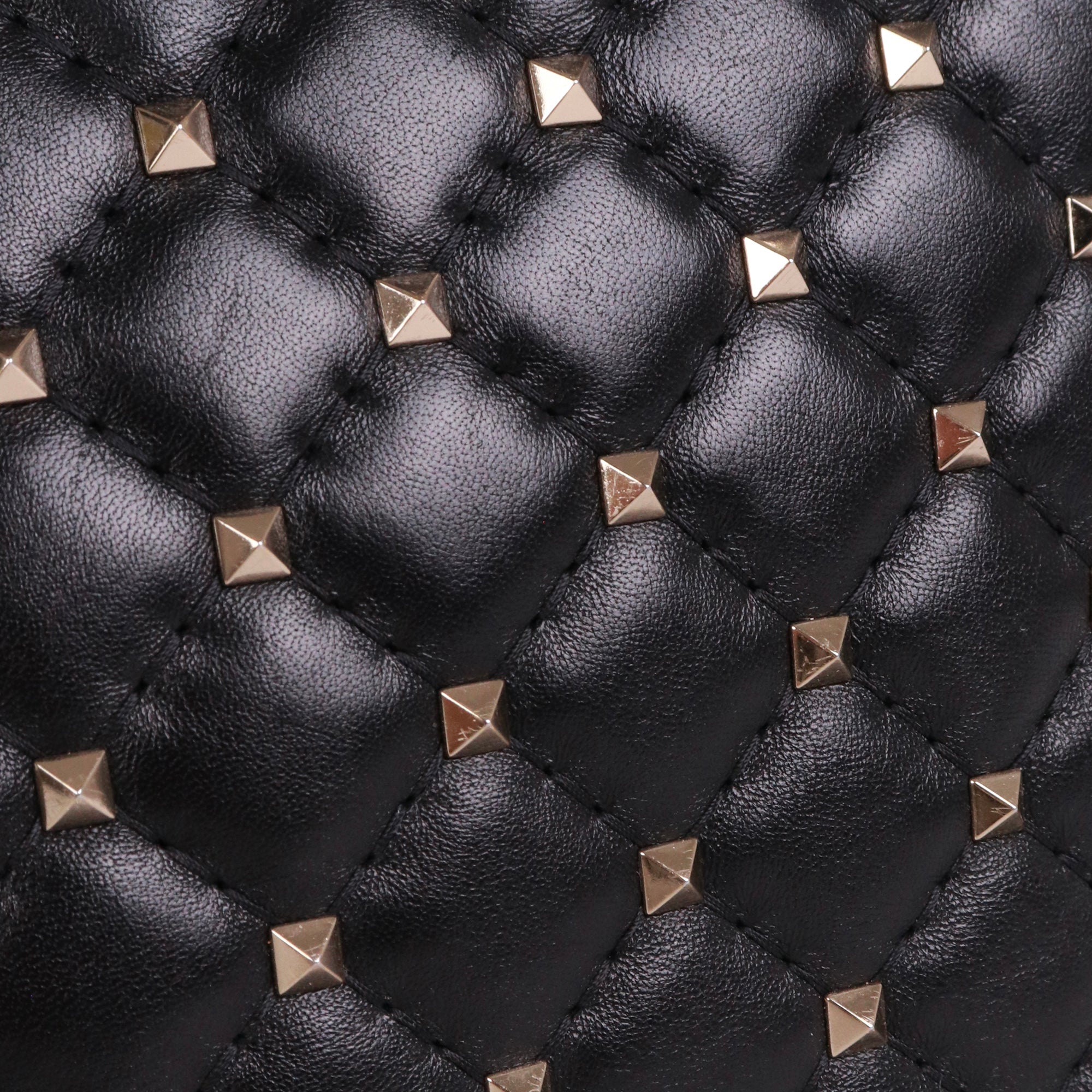 VALENTINO - Rockstud leather tote bag