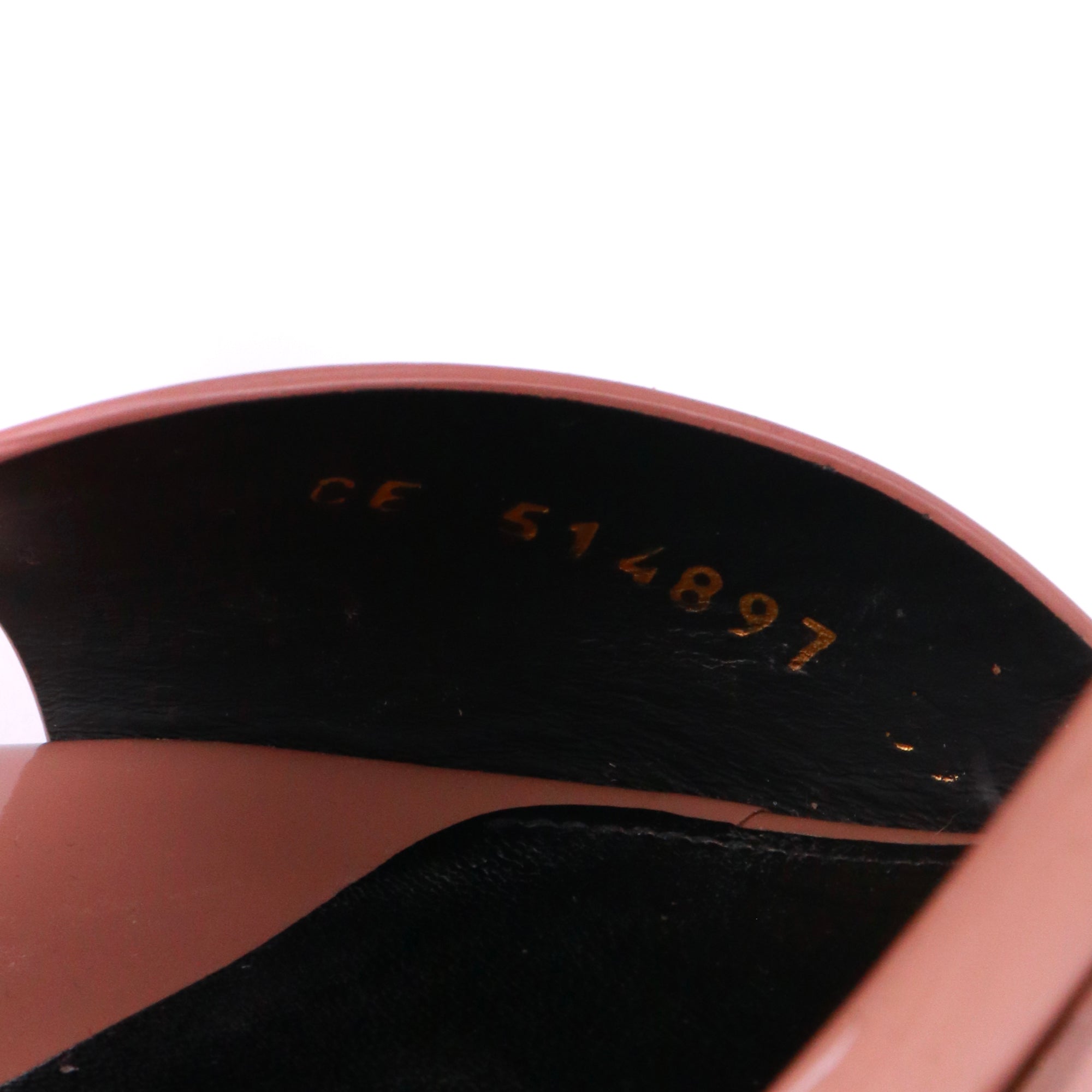 SAINT LAURENT - Escarpins Tribute Saint Laurent en cuir verni rose poudré (T39)