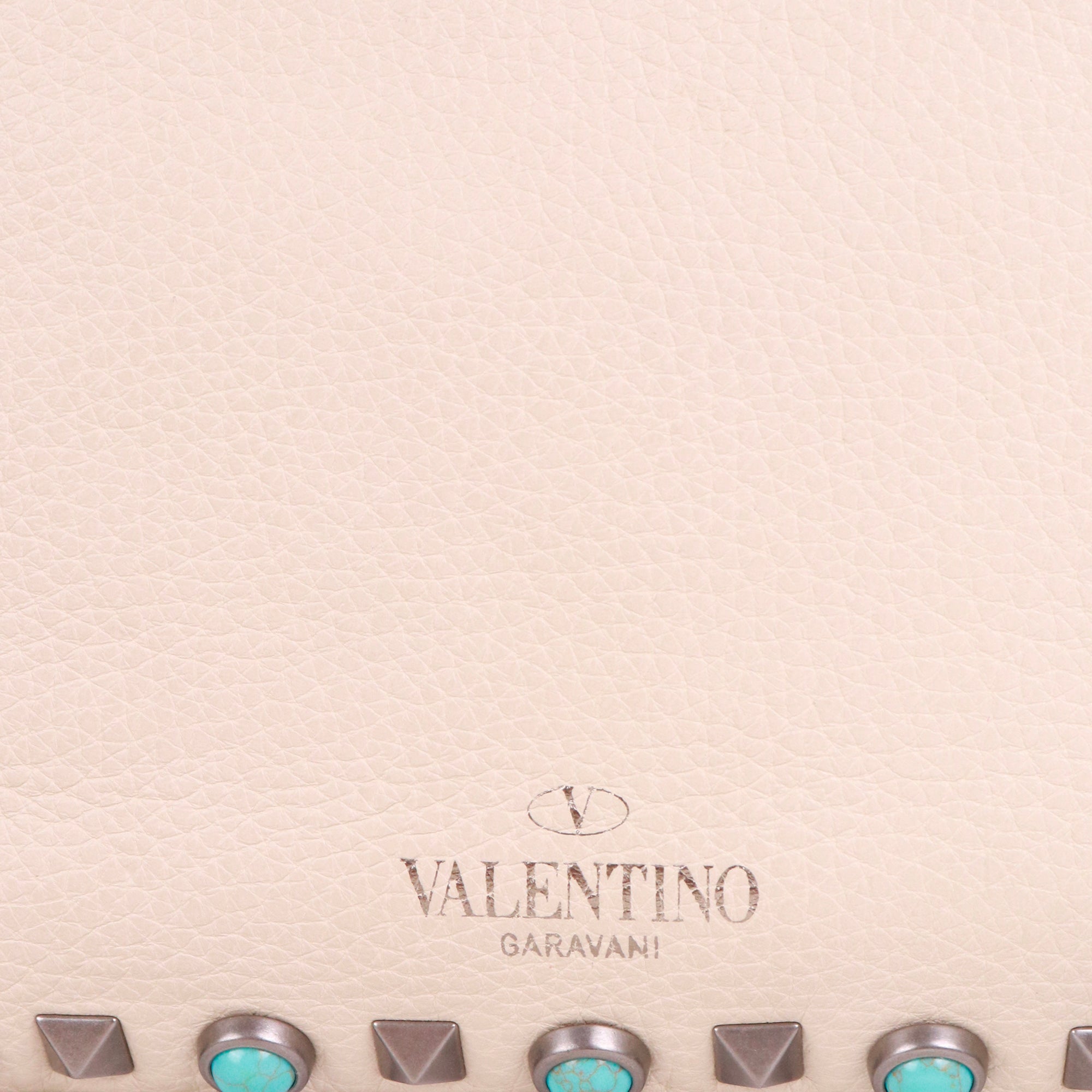 VALENTINO - Rockstud leather tote bag