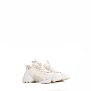 DIOR - Sneakers D-Connect Dior en toile blanche (T39)