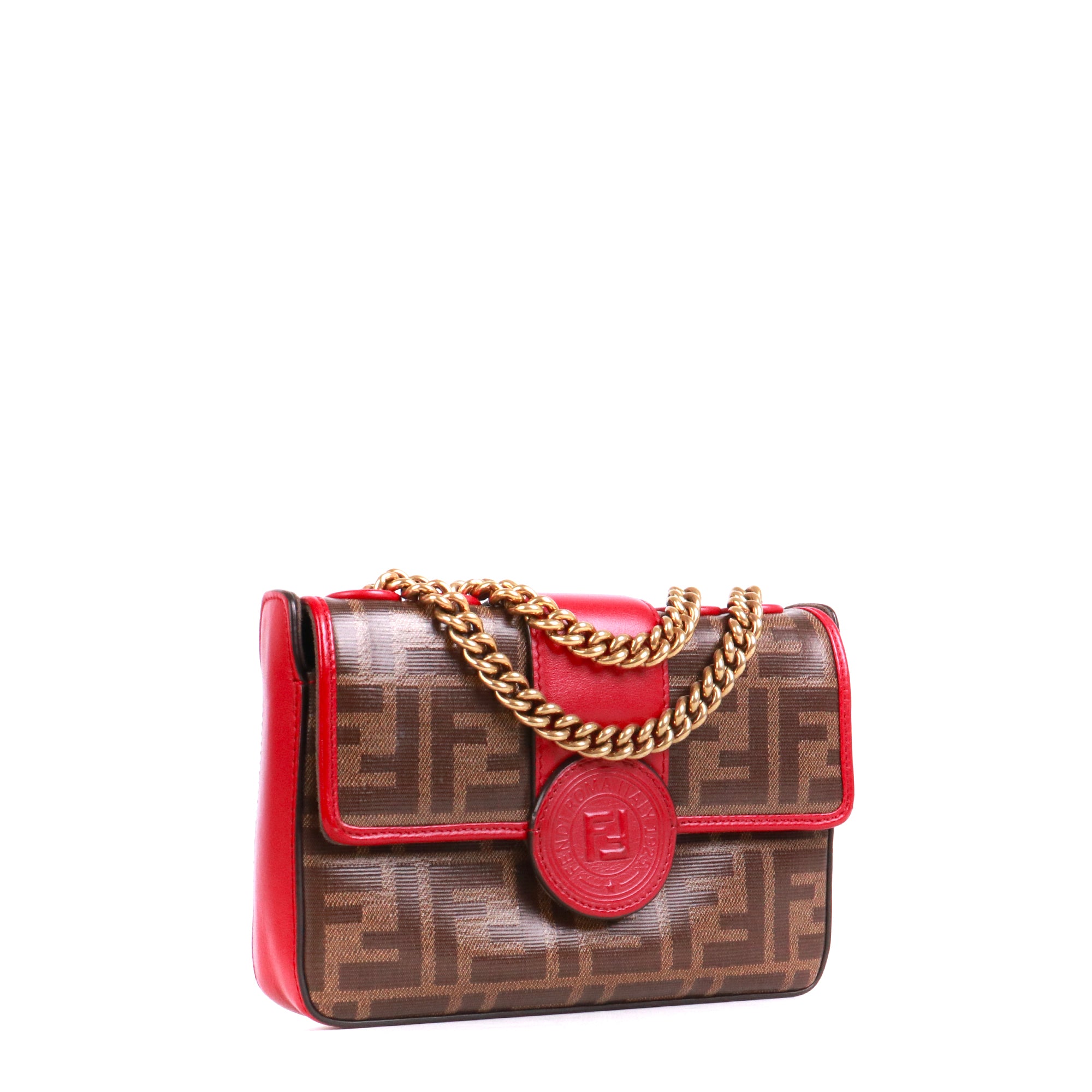 FENDI - By The Way shoulder bag in gray leather