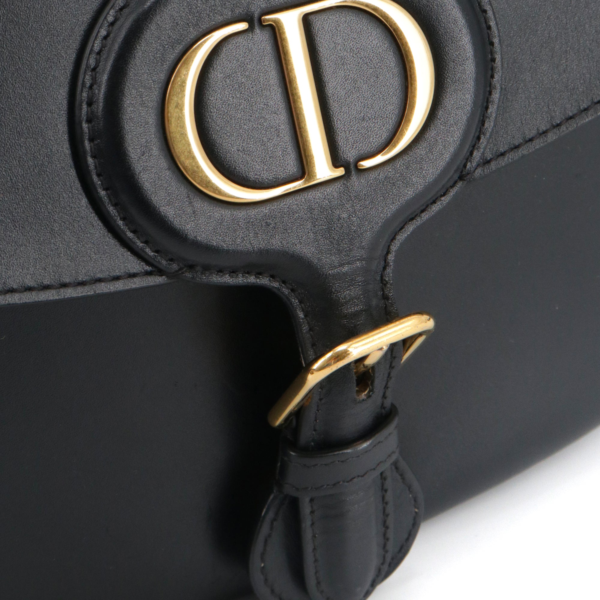 DIOR - Sac à bandoulière Bobby Dior en cuir noir