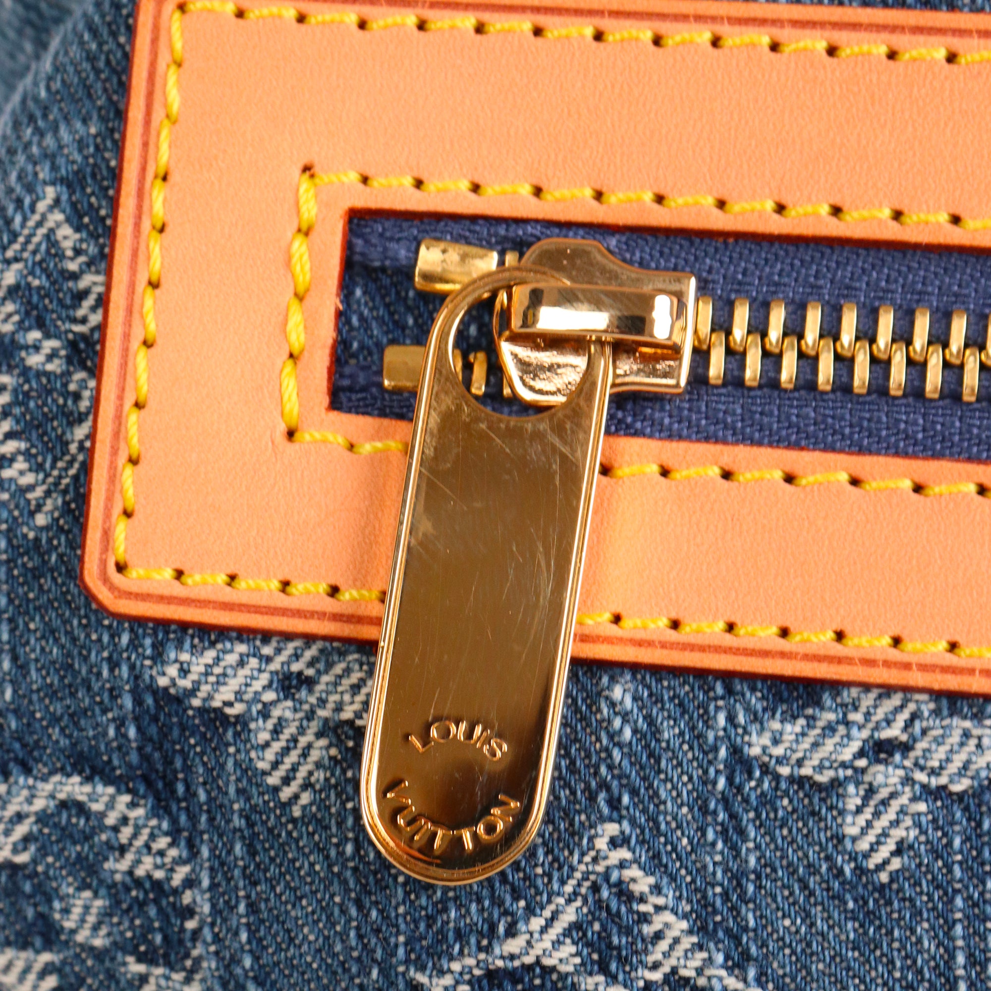 LOUIS VUITTON - Baggy denim tote bag