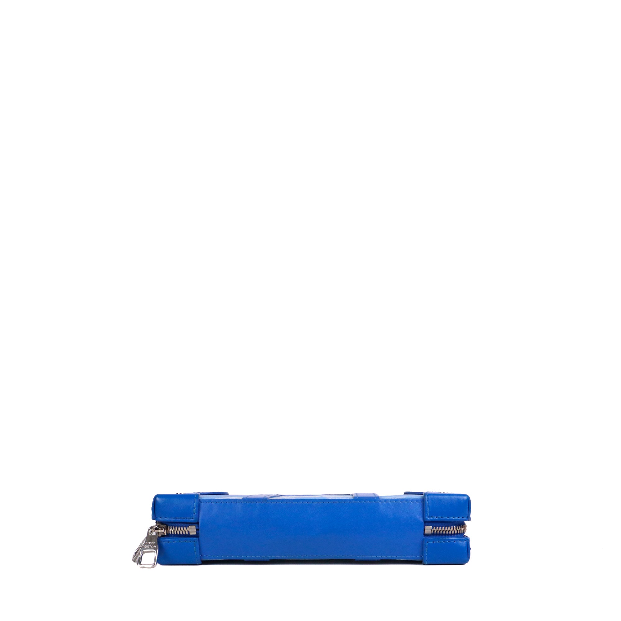 LOUIS VUITTON - Sac à bandoulière Trunk Clutch Cloud Louis Vuitton en toile monogrammée bleue édition limitée