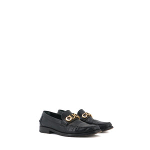 GUCCI - Gucci black leather loafers (size 39)
