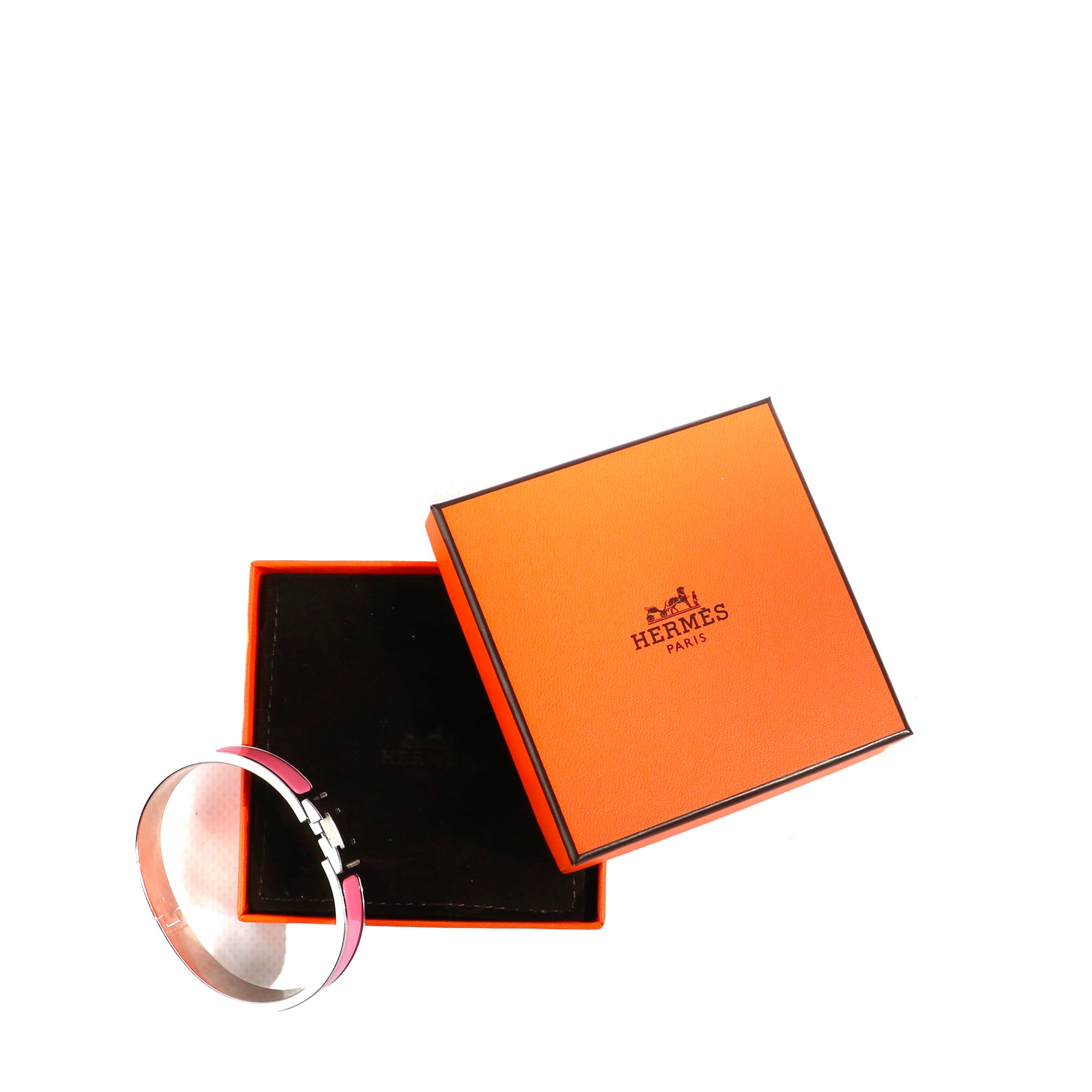 HERMÈS - Pink Clic H bracelet