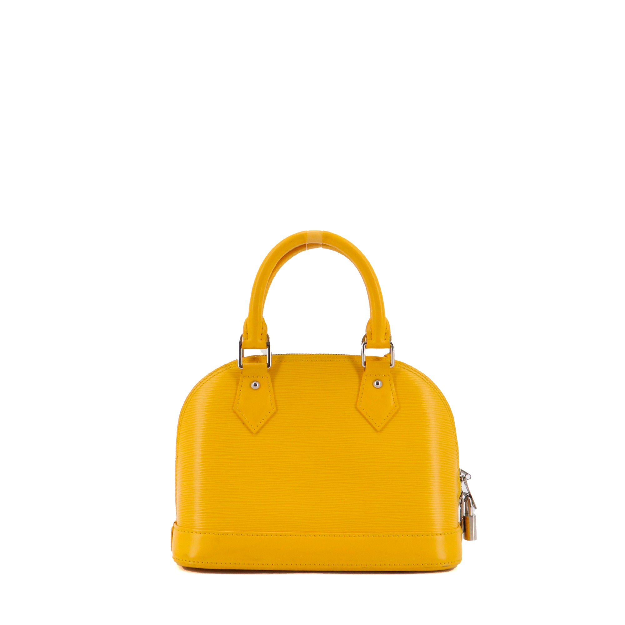 LOUIS VUITTON - Sac à bandoulière Alma BB Louis Vuitton en cuir épi jaune