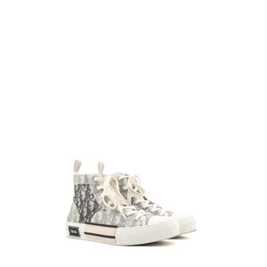 DIOR - Sneakers B23 Dior Haute en toile oblique (T40,5)