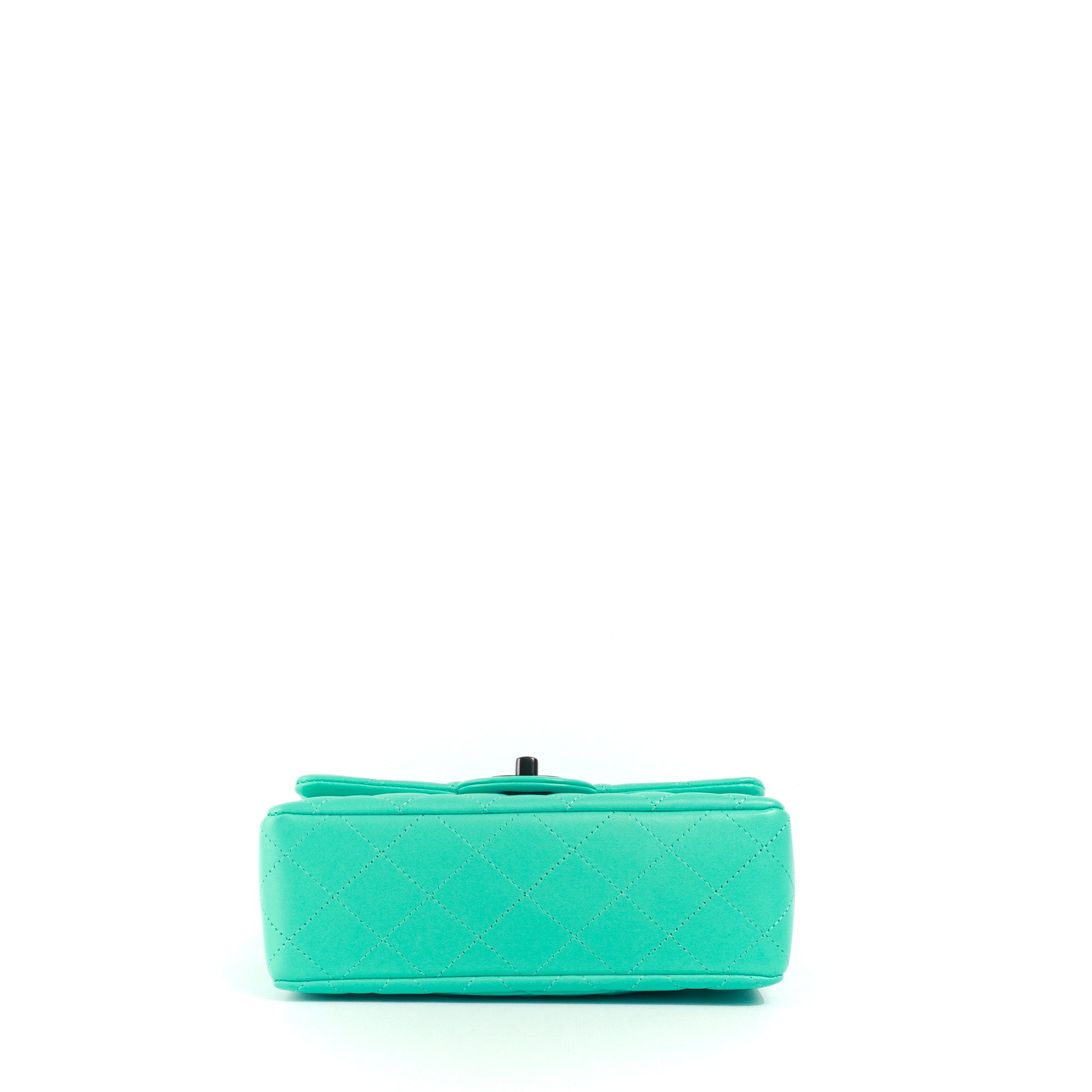 CHANEL - Timeless mini rectangle shoulder bag Tiffany Blue