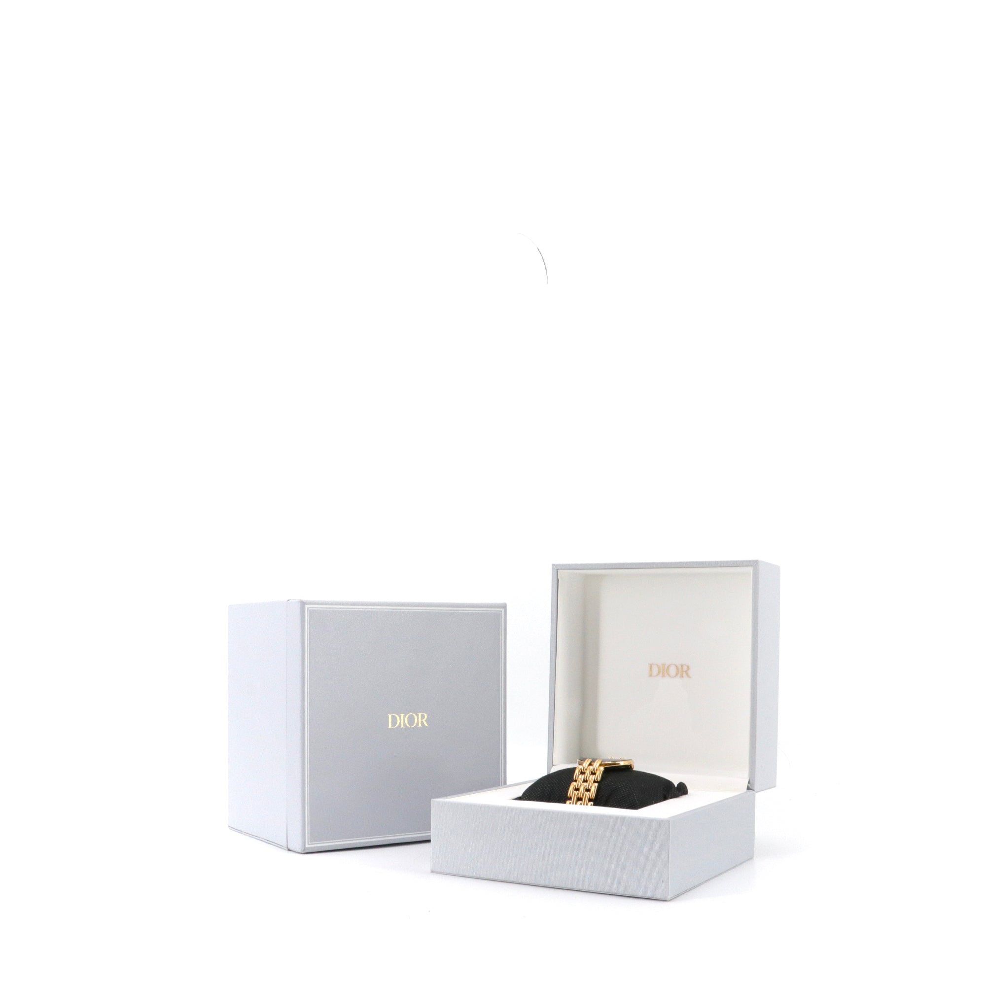 DIOR - Bagheera Dior watch in gold plate