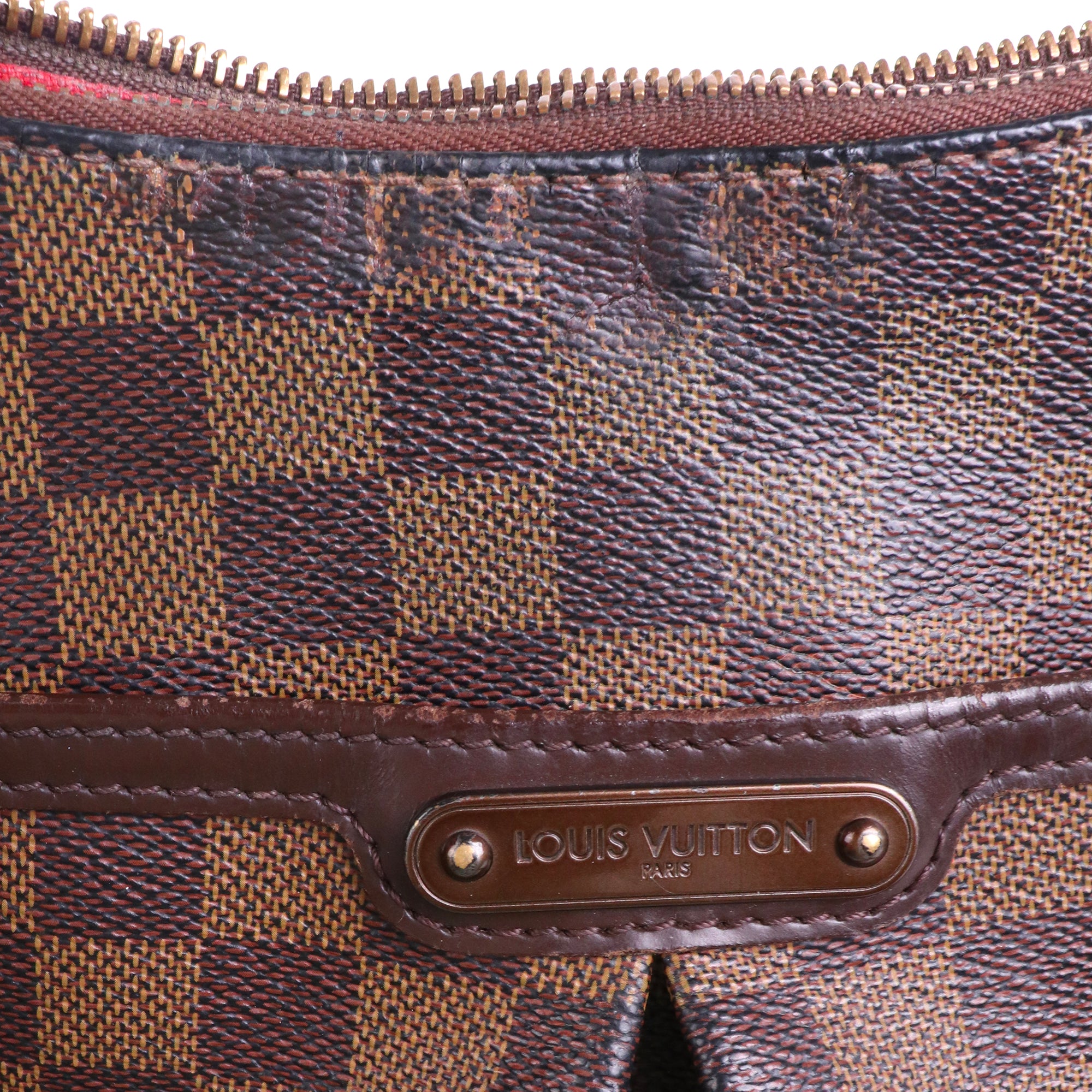 LOUIS VUITTON - Sac à bandoulière Bloomsbury PM Louis Vuitton en toile damier ébène