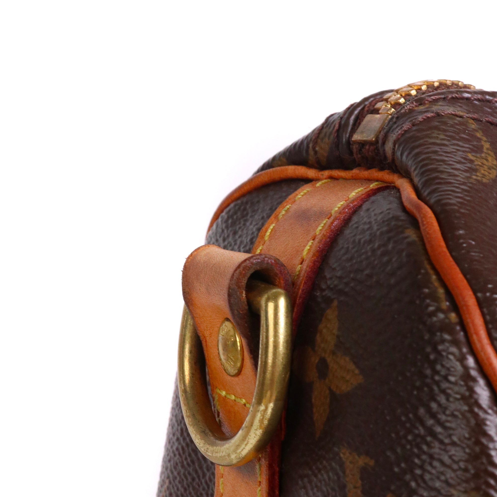 LOUIS VUITTON - Sac à bandoulière Speedy 25 Louis Vuitton en toile monogrammée