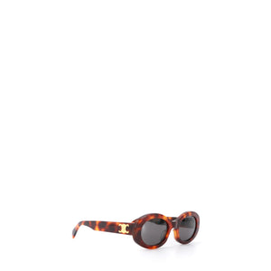 CELINE - Lunettes de soleil Triomphe 4-2.2 Céline en écaille marron