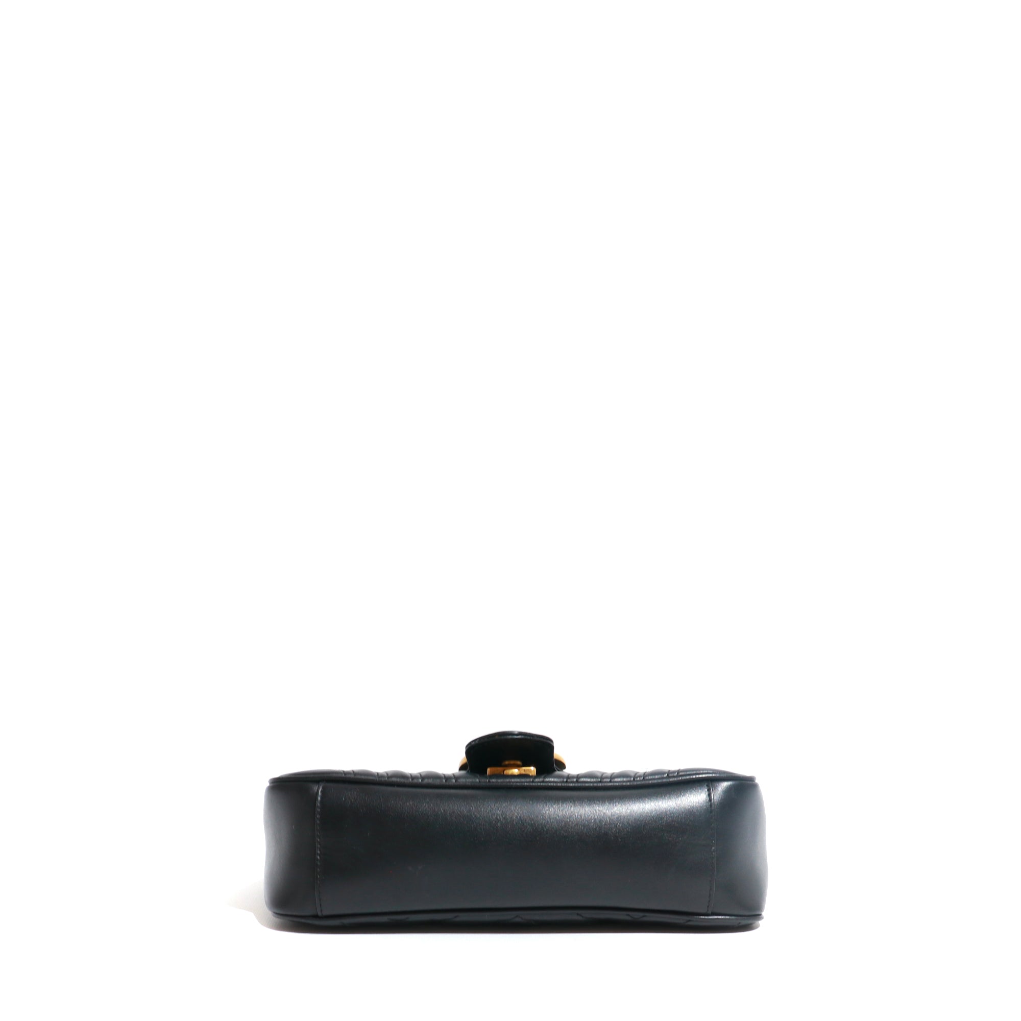 GUCCI - Sac à épaule GG Marmont Petite Taille en cuir noir