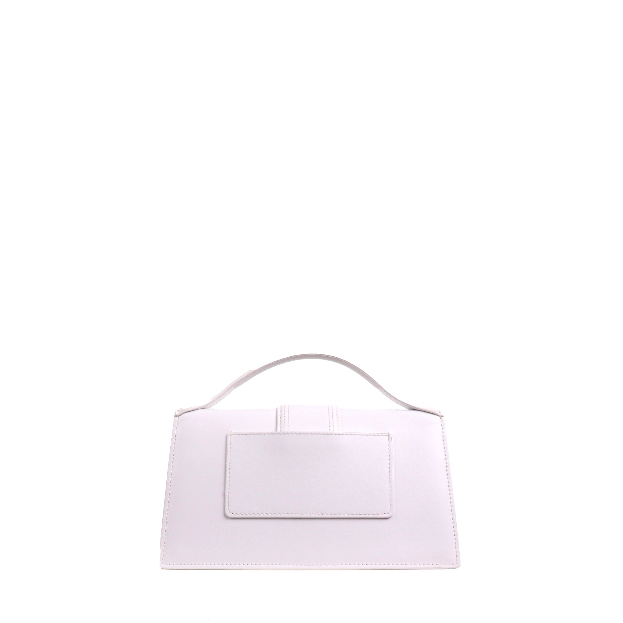 JACQUEMUS - Sac à bandoulière Le Grand Bambino Jacquemus en cuir blanc