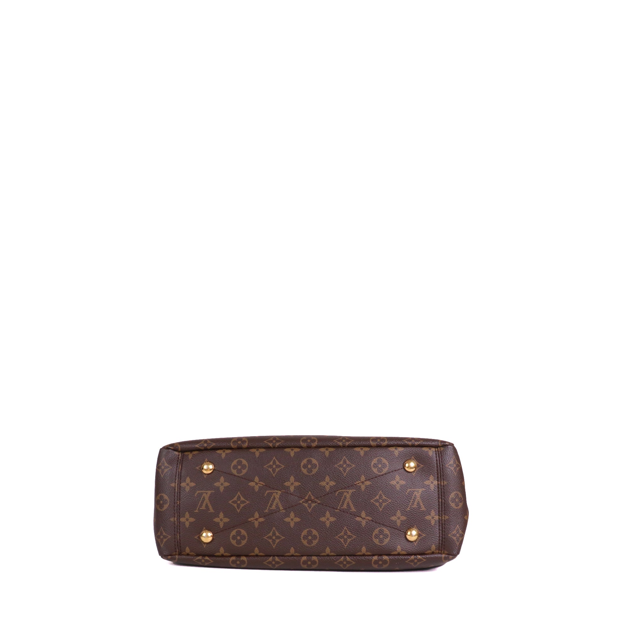LOUIS VUITTON - Sac à main Pallas Louis Vuitton en toile monogrammée